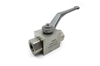 Válvula de esfera hidráulica de aço